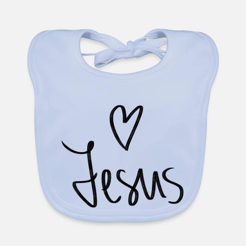 Jesus Herz Baby Bio-Lätzchen