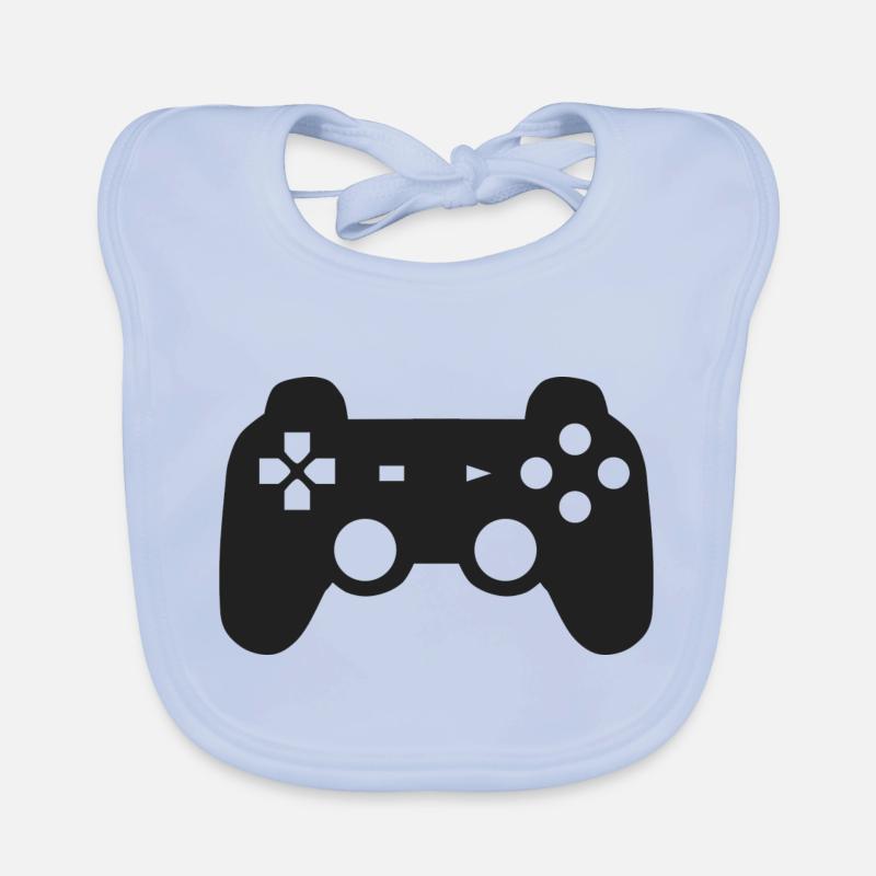 gamepad Organic Baby Bibs