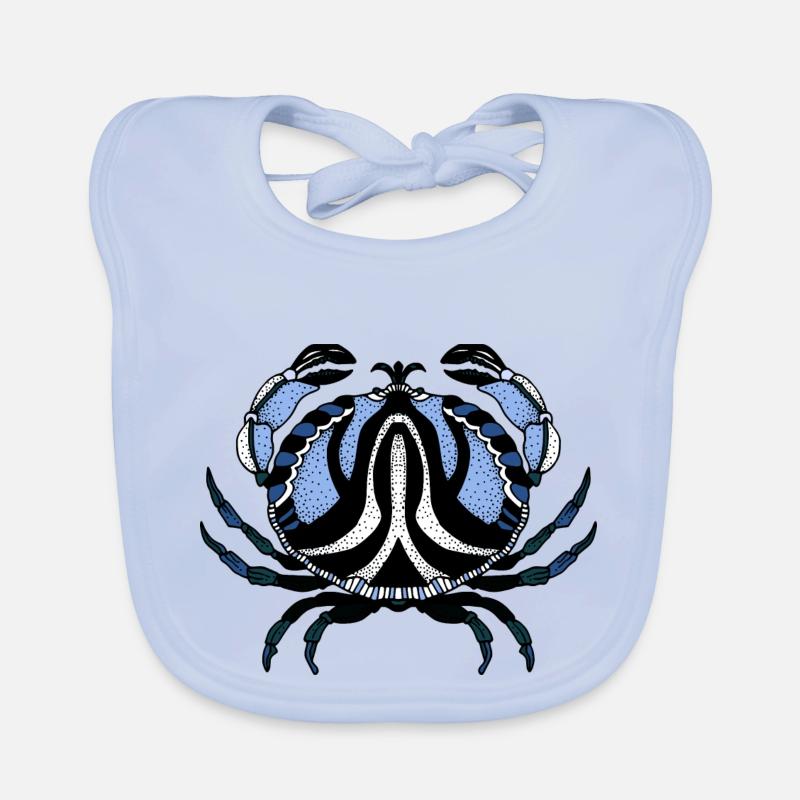 Crabe Bavoir bio Bébé