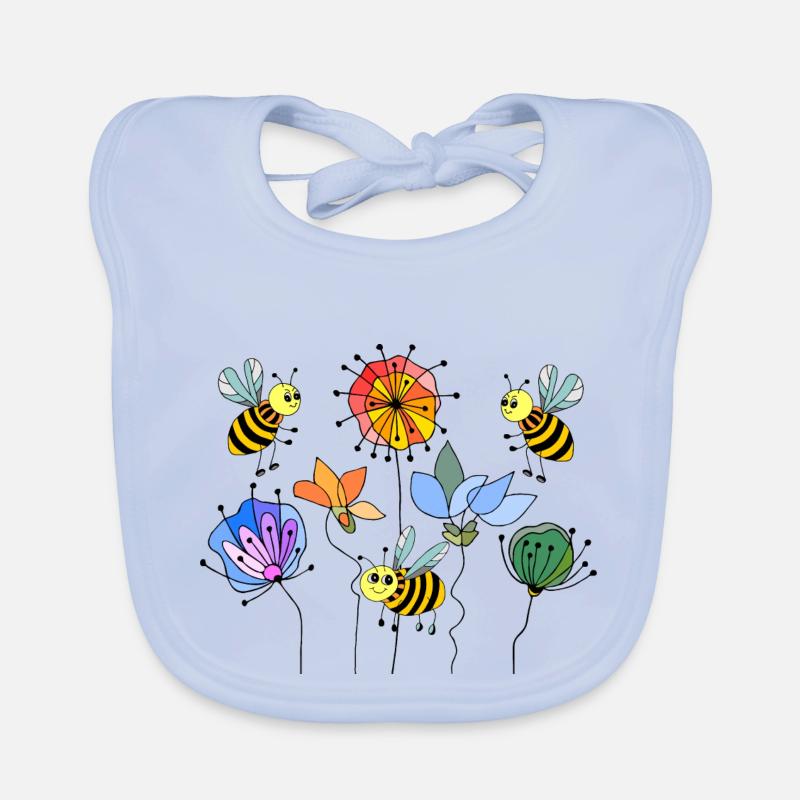 Bees Organic Baby Bibs
