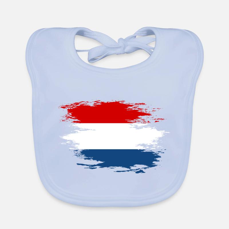 Drapeau hollandais utilisé design Bavoir bio Bébé