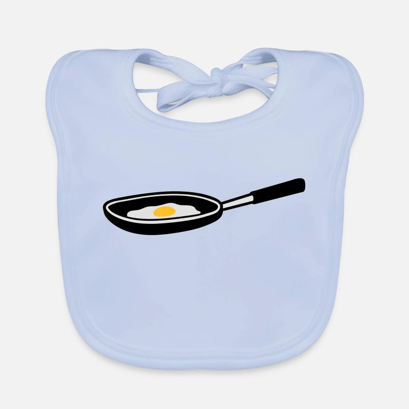 egg_in_pan Organic Baby Bibs