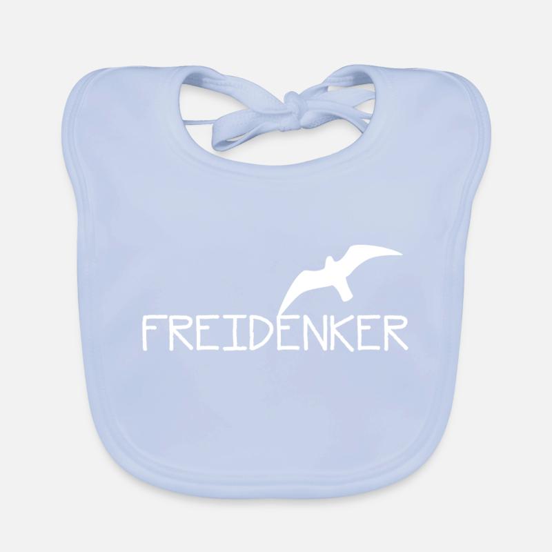 Cadeau du libre-penseur Bavoir bio Bébé