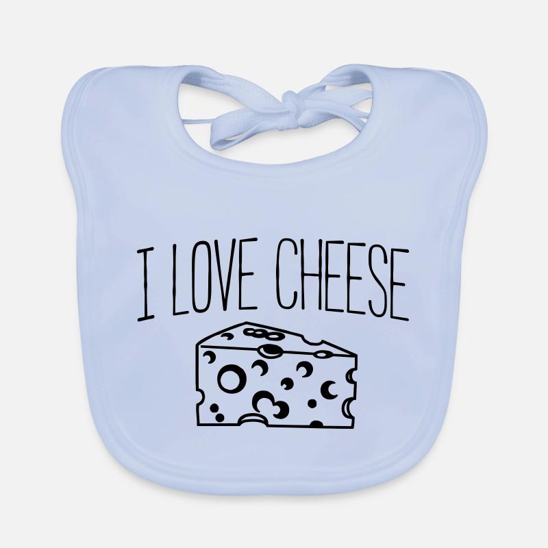 Cheese Organic Baby Bibs