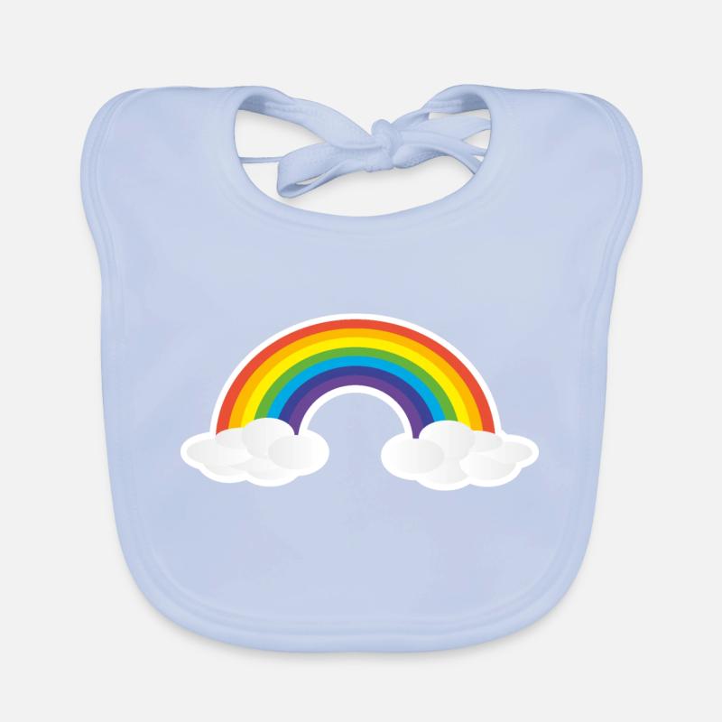 Regenbogen Baby Bio-Lätzchen