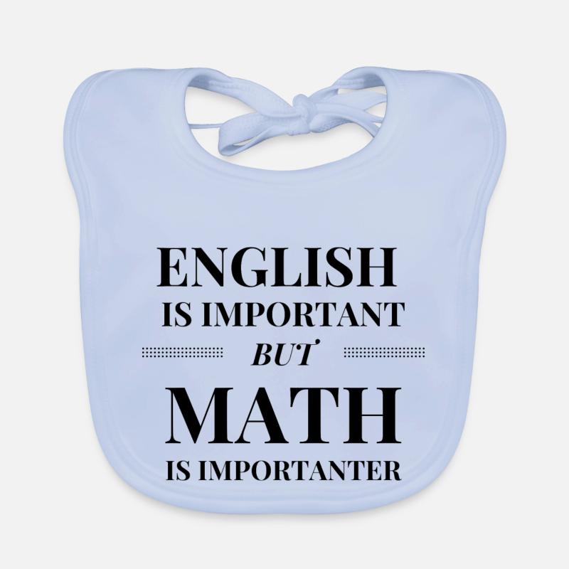 Math is Importanter Baby Bio-Lätzchen