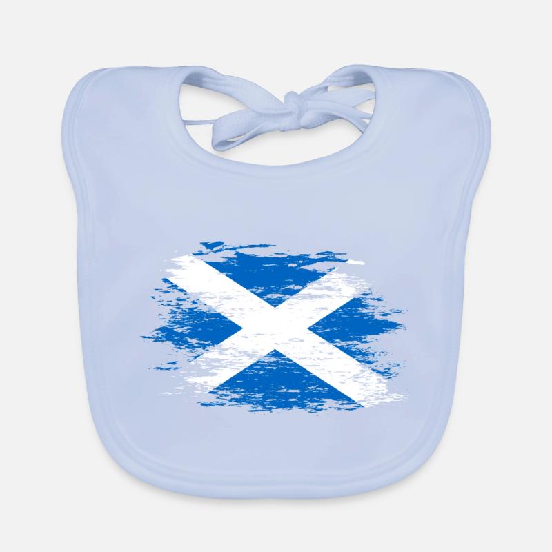 Drapeau de l’Écosse utilisé Bavoir bio Bébé