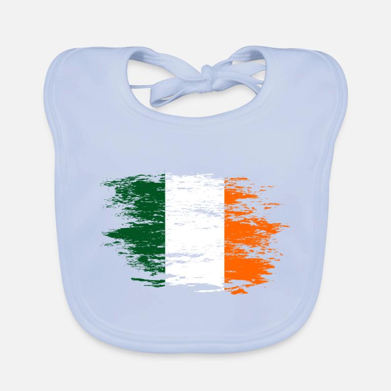 Drapeau de l’Irlande utilisé Bavoir bio Bébé