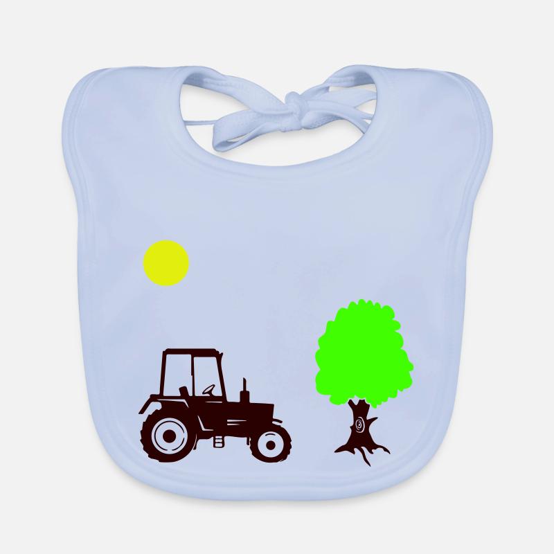 traktor 1 Baby Bio-Lätzchen
