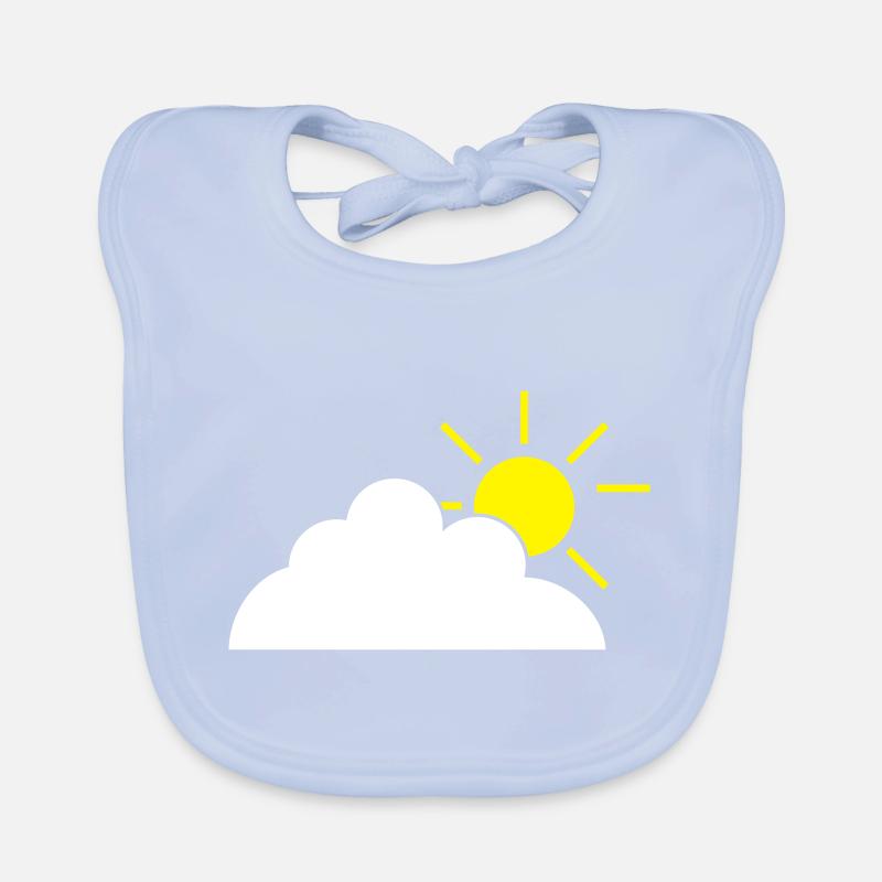 Lightly clouded Baby Bio-Lätzchen