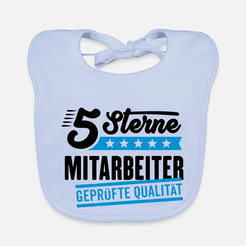5Sterne Mitarbeiter Baby Bio-Lätzchen