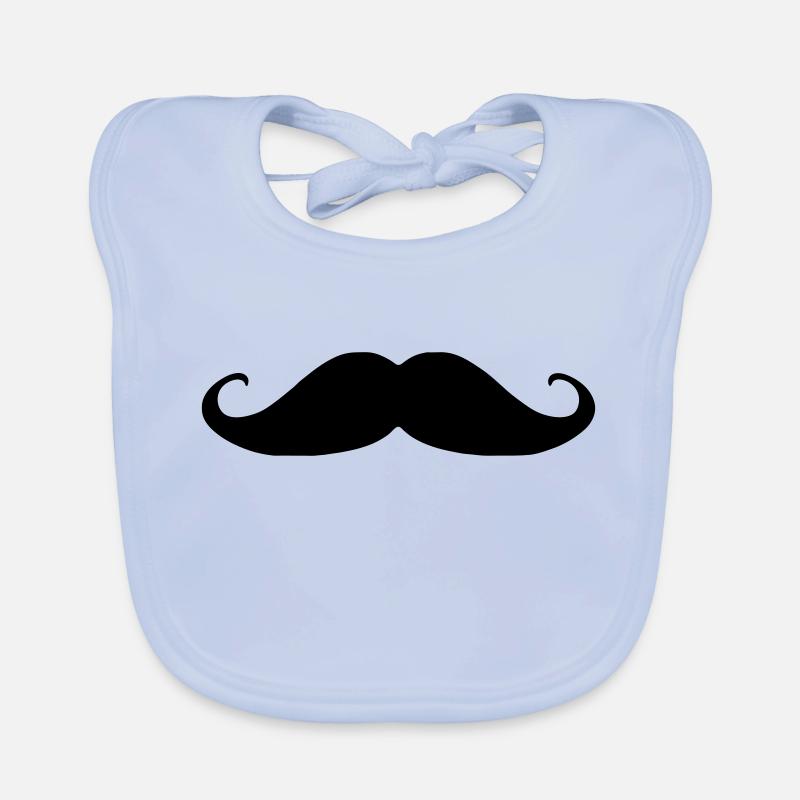 Moustache Bavoir bio Bébé