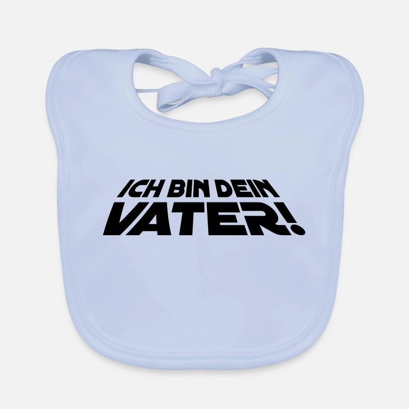 ich_bin_dein_vater_15x5_1f Baby Bio-Lätzchen