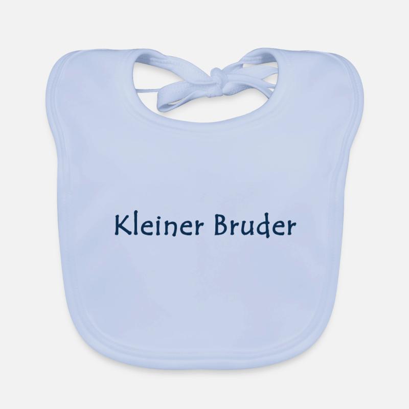 Kleiner Bruder Geschenkidee Baby Bio-Lätzchen
