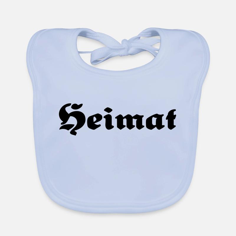 Heimat - Baby Bio-Lätzchen - sky Blue