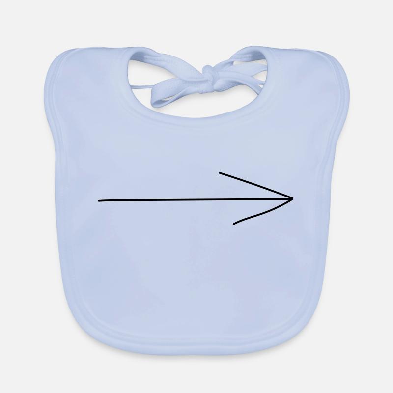 Flèche à droite Bavoir bio Bébé