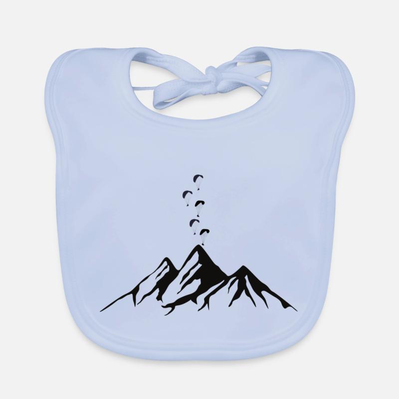 Paragliding / Gleitschirm / Thermik Baby Bio-Lätzchen