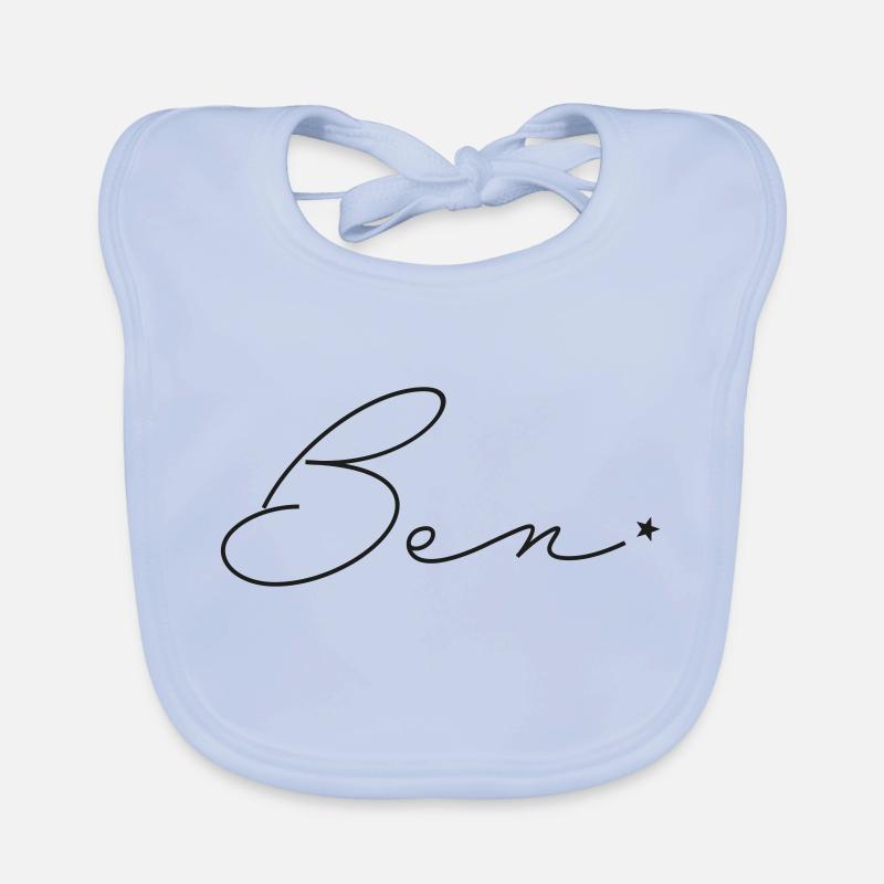 Name Ben Baby Bio-Lätzchen
