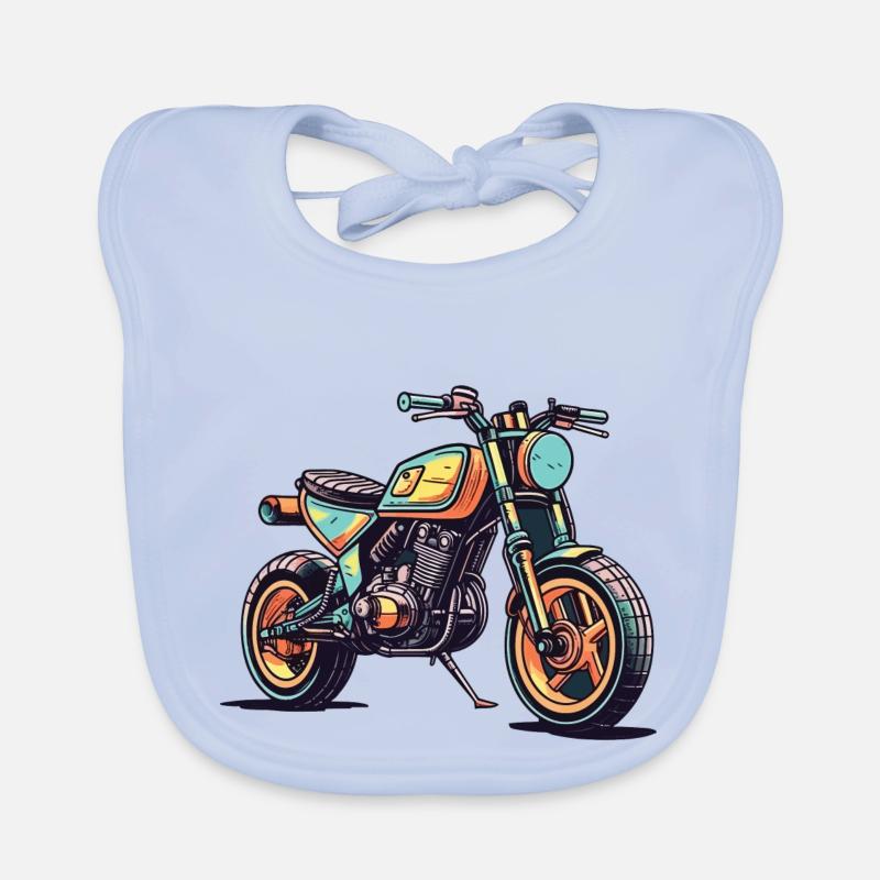 Motorrad Baby Bio-Lätzchen