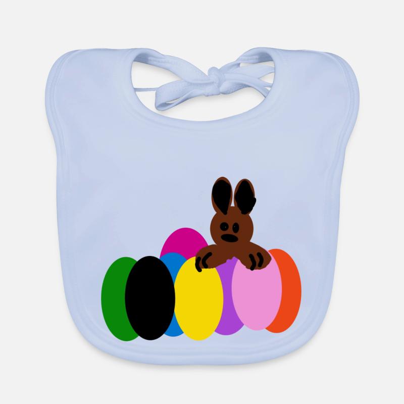 easter hareimage22 Organic Baby Bibs