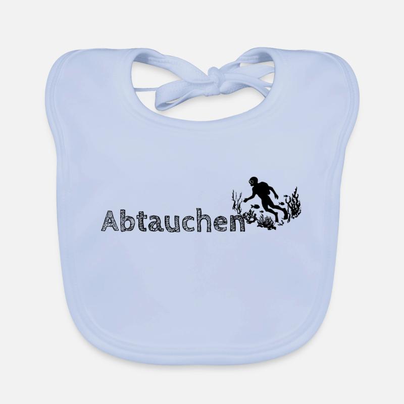 Manchmal einfach abtauchen Baby Bio-Lätzchen
