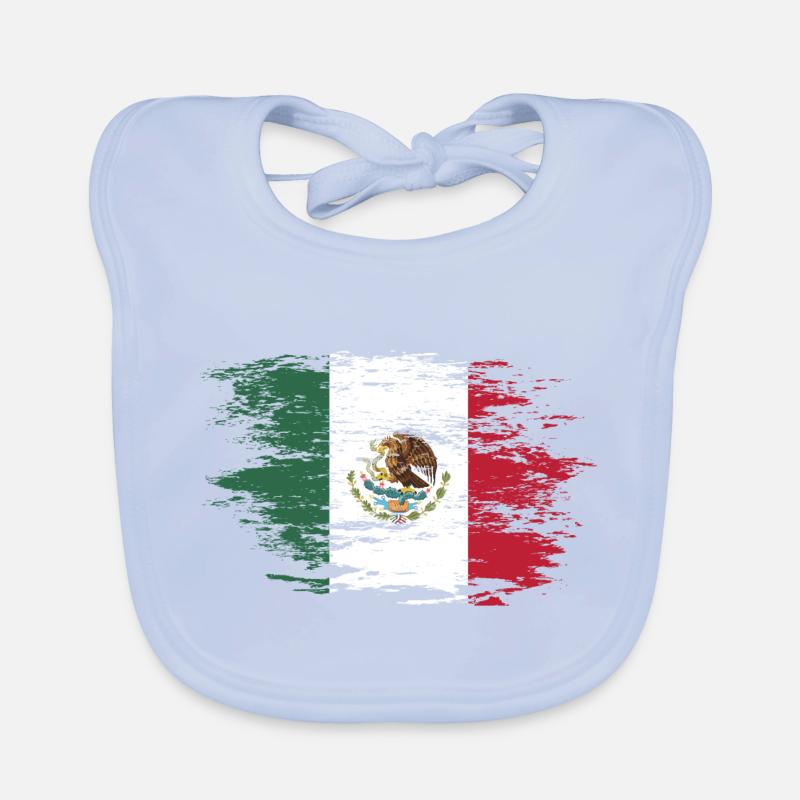 Drapeau mexicain utilisé Bavoir bio Bébé