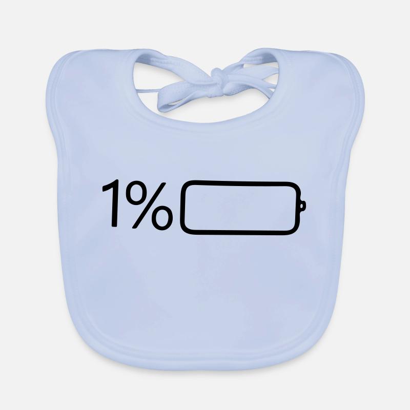 1 pour cent de puissance Bavoir bio Bébé