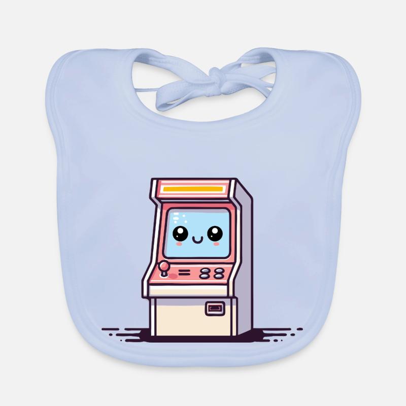 Borne d’arcade heureuse Bavoir bio Bébé