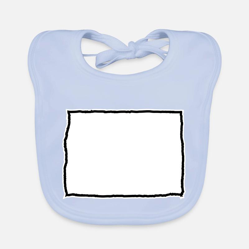 Namensschild in Tabellenformat Baby Bio-Lätzchen
