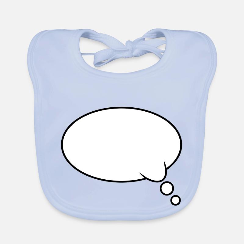 Thought Bubble Design Organic Baby Bibs