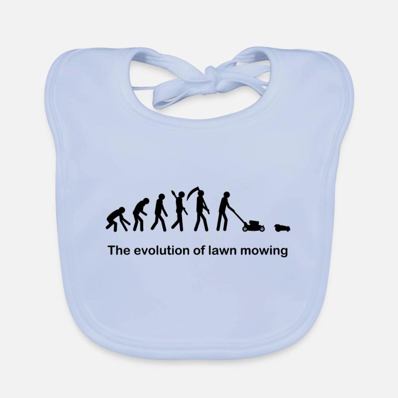 Mowing the evolution Baby Bio-Lätzchen
