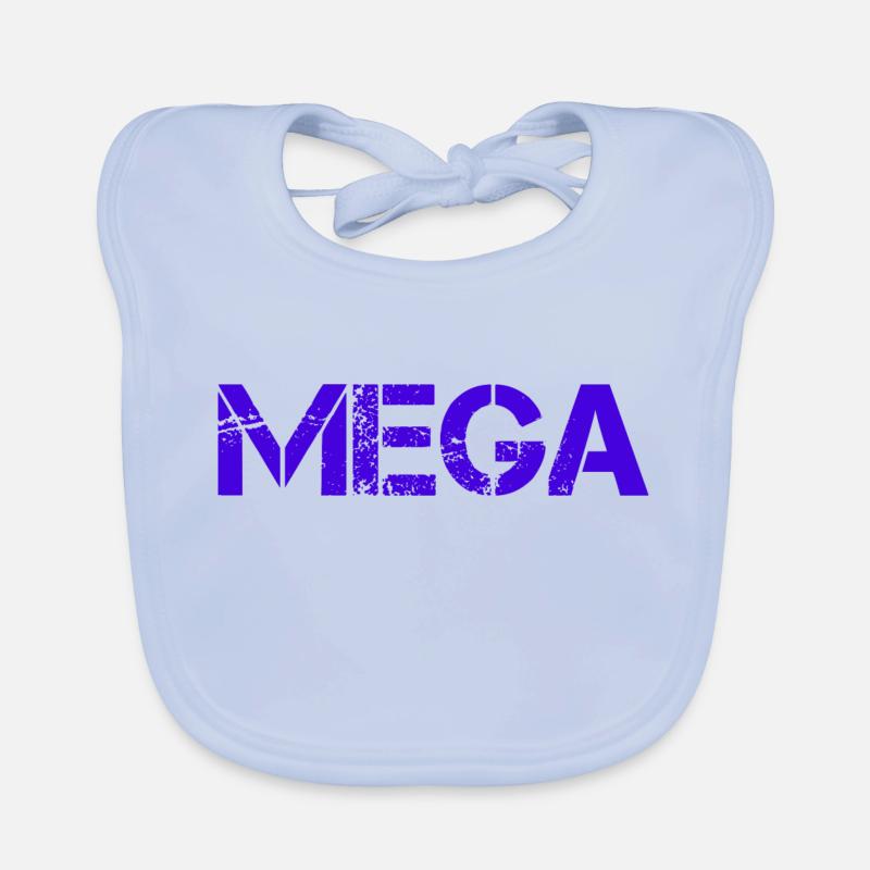 Mega design - Baby Bio-Lätzchen - sky Blue