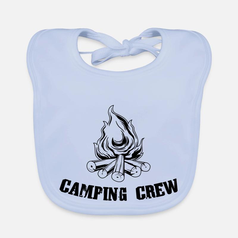 Équipe de camping de feu de camp Bavoir bio Bébé