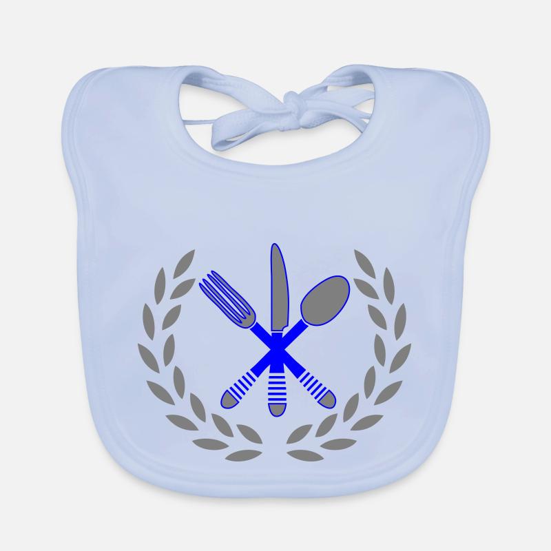 besteck kochen Baby Bio-Lätzchen