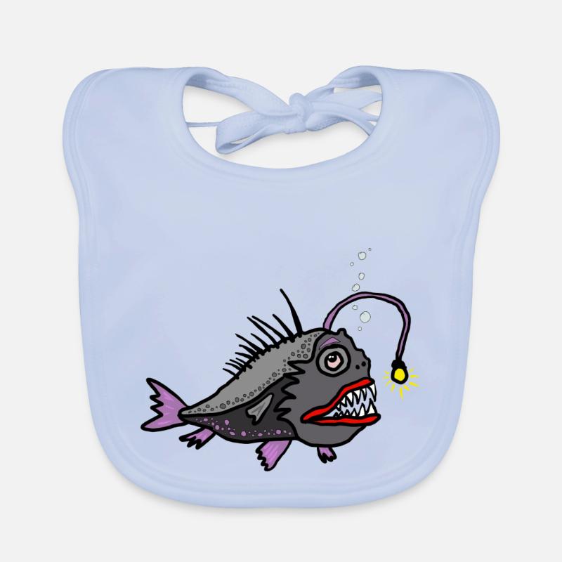 Anglerfisch Baby Bio-Lätzchen