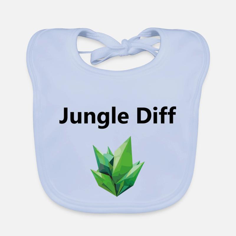league legend Jungle Diff Schwarz Baby Bio-Lätzchen