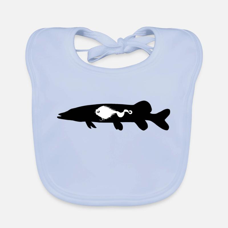 Plate-forme à moustache de brochet Bavoir bio Bébé