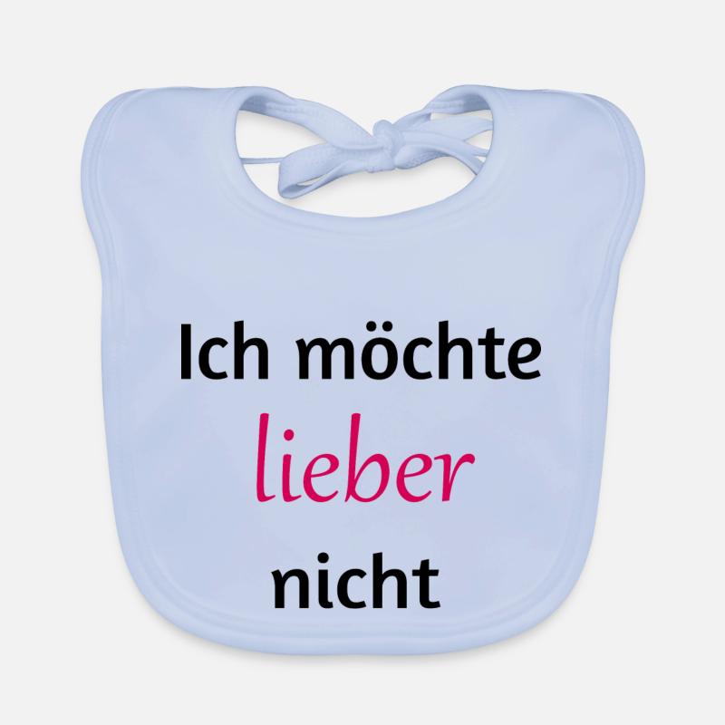 I'd rather not Organic Baby Bibs