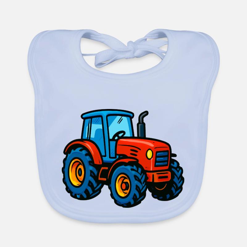 Trekker Traktor Baby Bio-Lätzchen