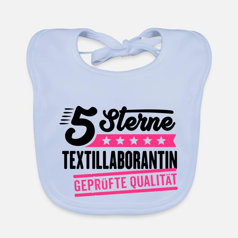 5Sterne Textillaborantin Baby Bio-Lätzchen