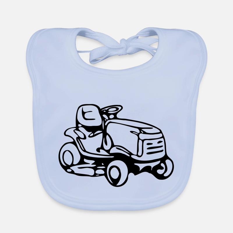 mowing machine Organic Baby Bibs