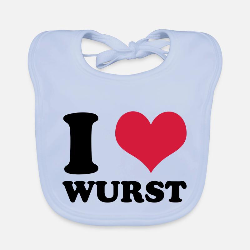 I Love Wurst Baby Bio-Lätzchen