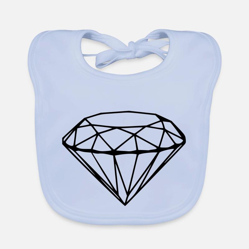 Diamond Organic Baby Bibs
