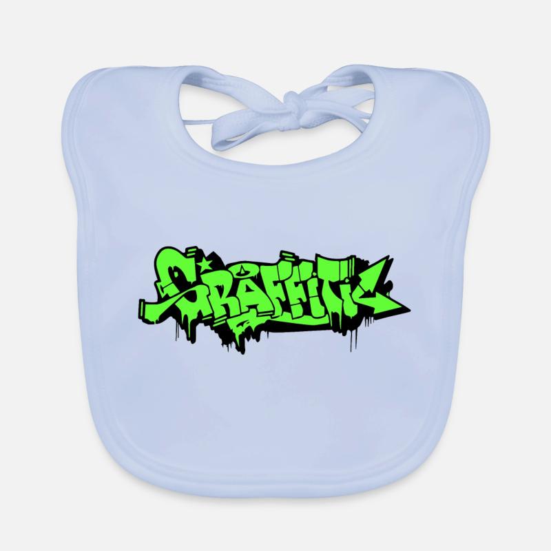 GRAFFITI Bavoir bio Bébé