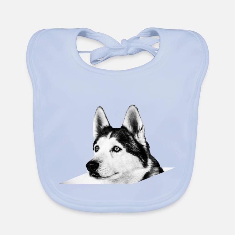 Husky Bavoir bio Bébé