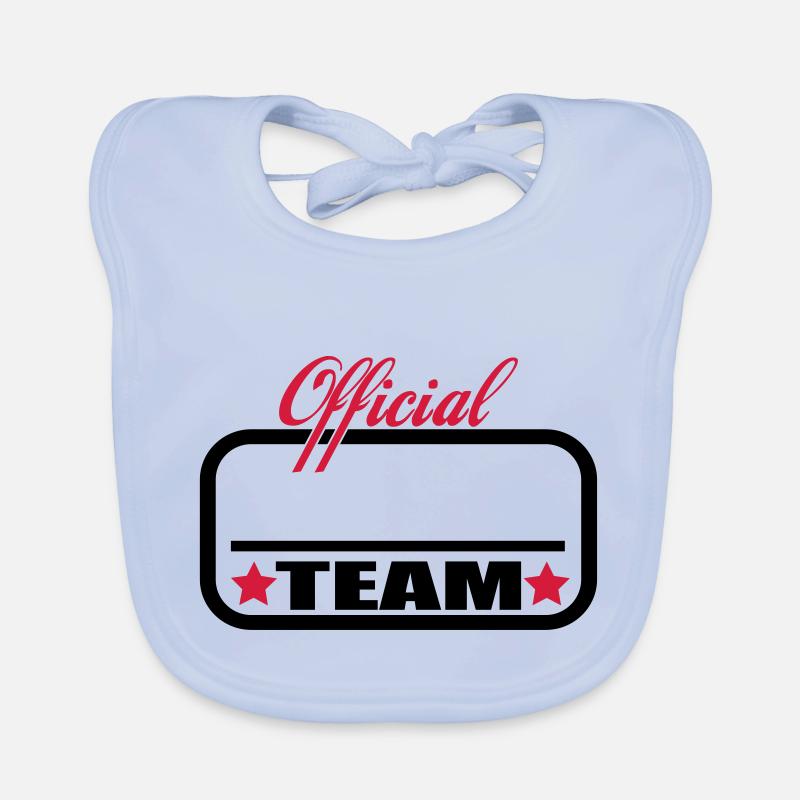 team rahmen Baby Bio-Lätzchen