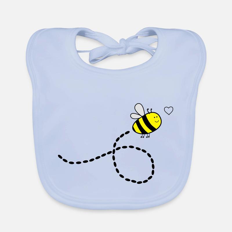 flying_bee_in_love Bavoir bio Bébé