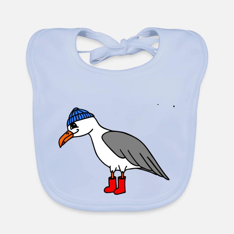 Mouette Bavoir bio Bébé