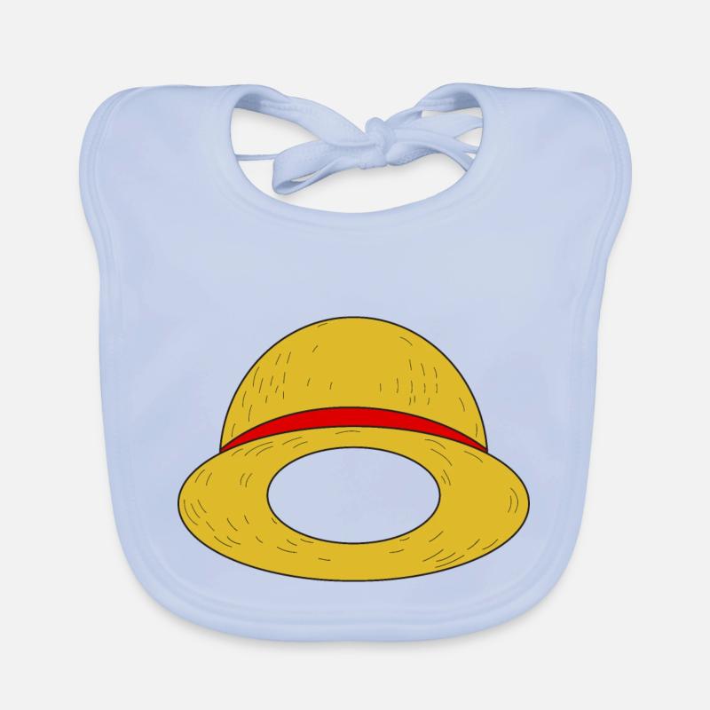 Luffy's Straw Hat Organic Baby Bibs