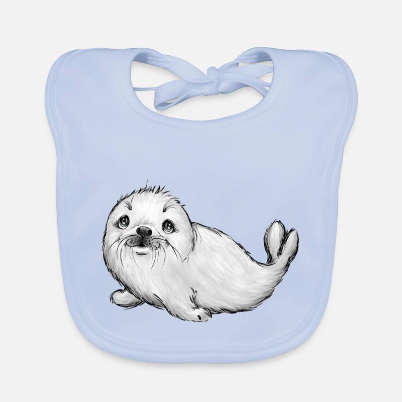 Seal Organic Baby Bibs